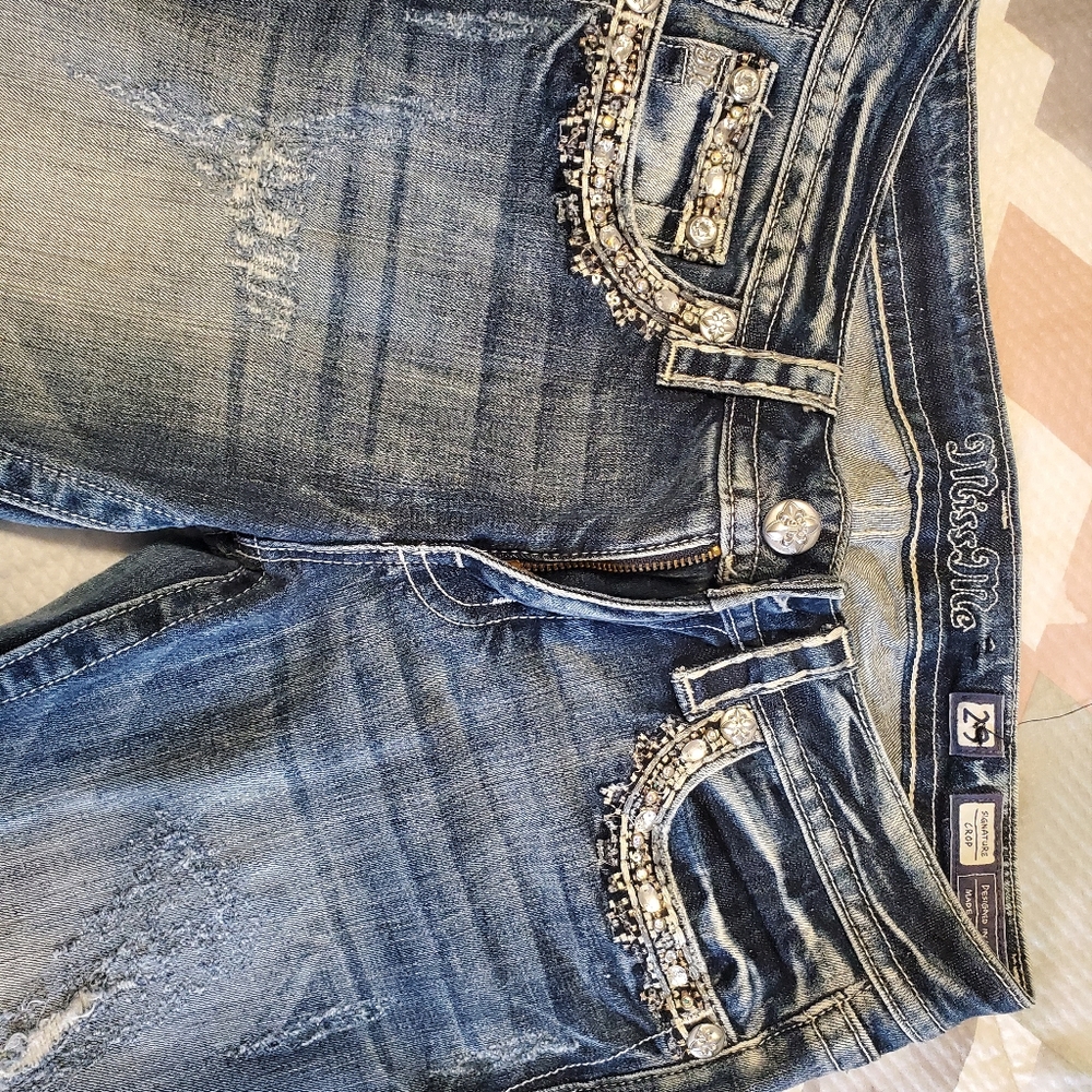 Miss me cropped jeans